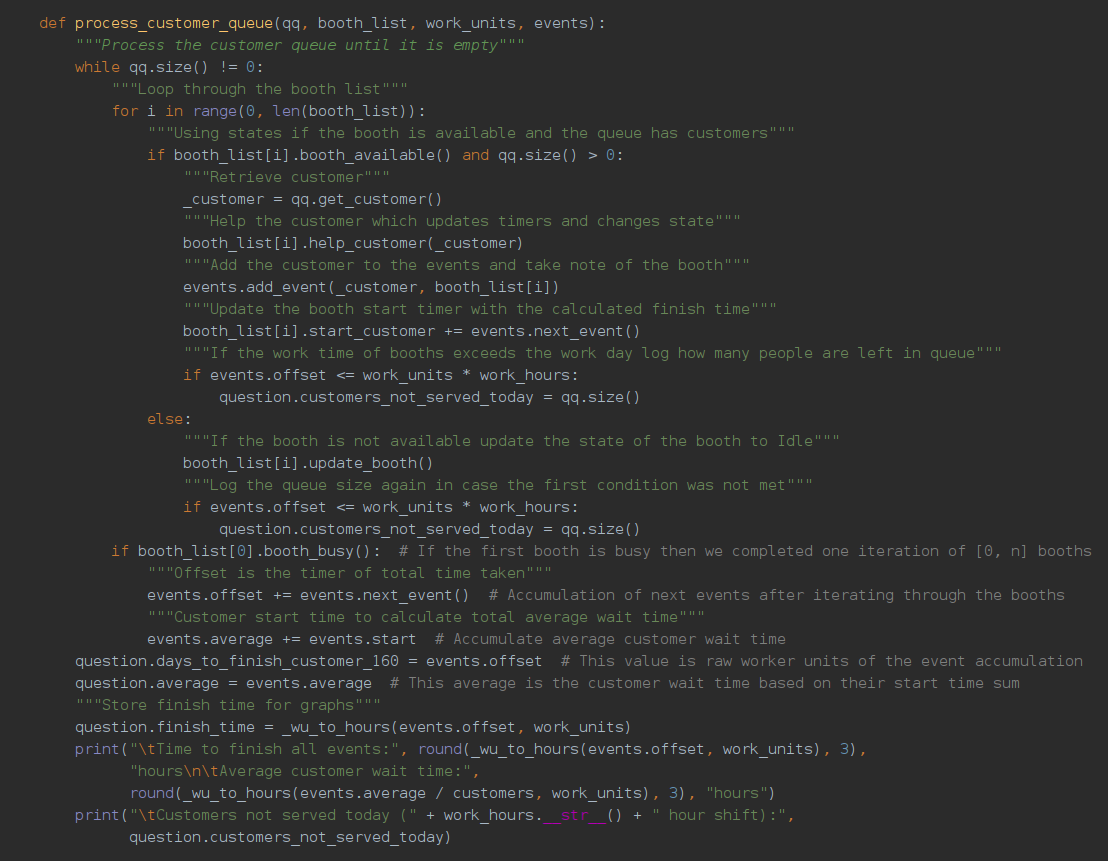 Process Customer Queue